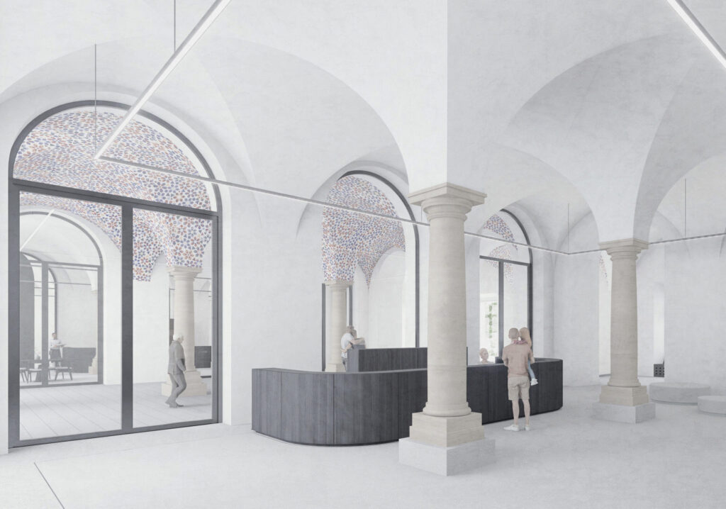 Mock-up vom Eingangsbereich des neuen Q