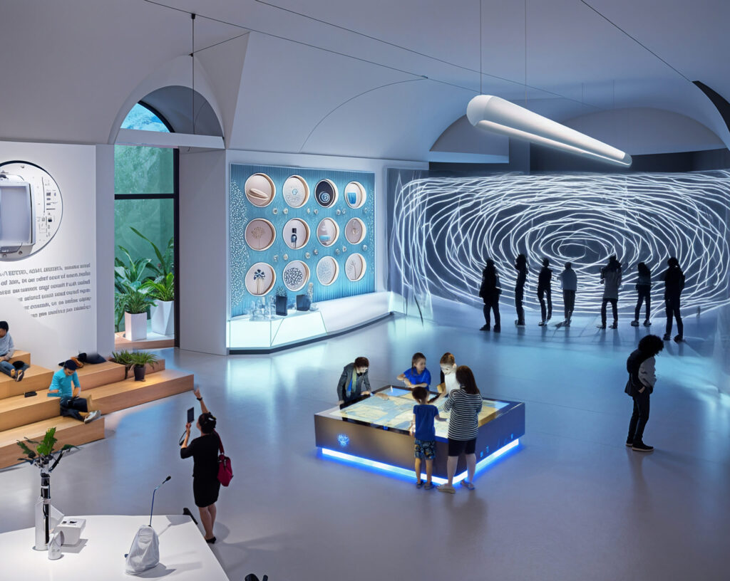 Visualisierung des zukünftigen Ausstellungsbereiches, Bildnachweis: ÖAW/Uni Wien/TU Wien
